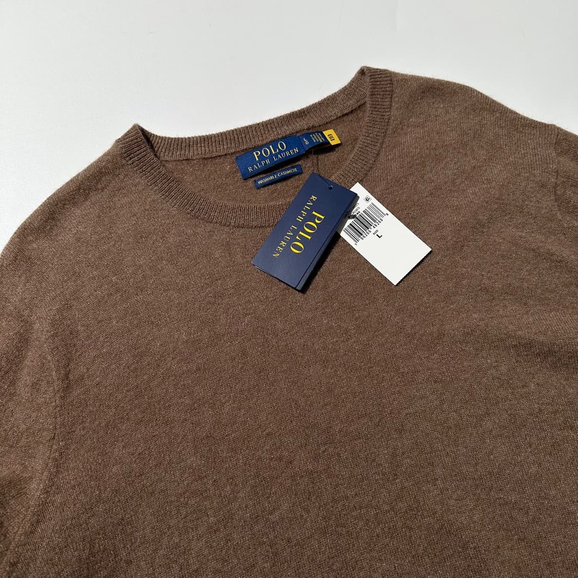 (새상품) 폴로 랄프로렌 워셔블 캐시미어 100% 라운드 니트(신형QR) 상품이미지3