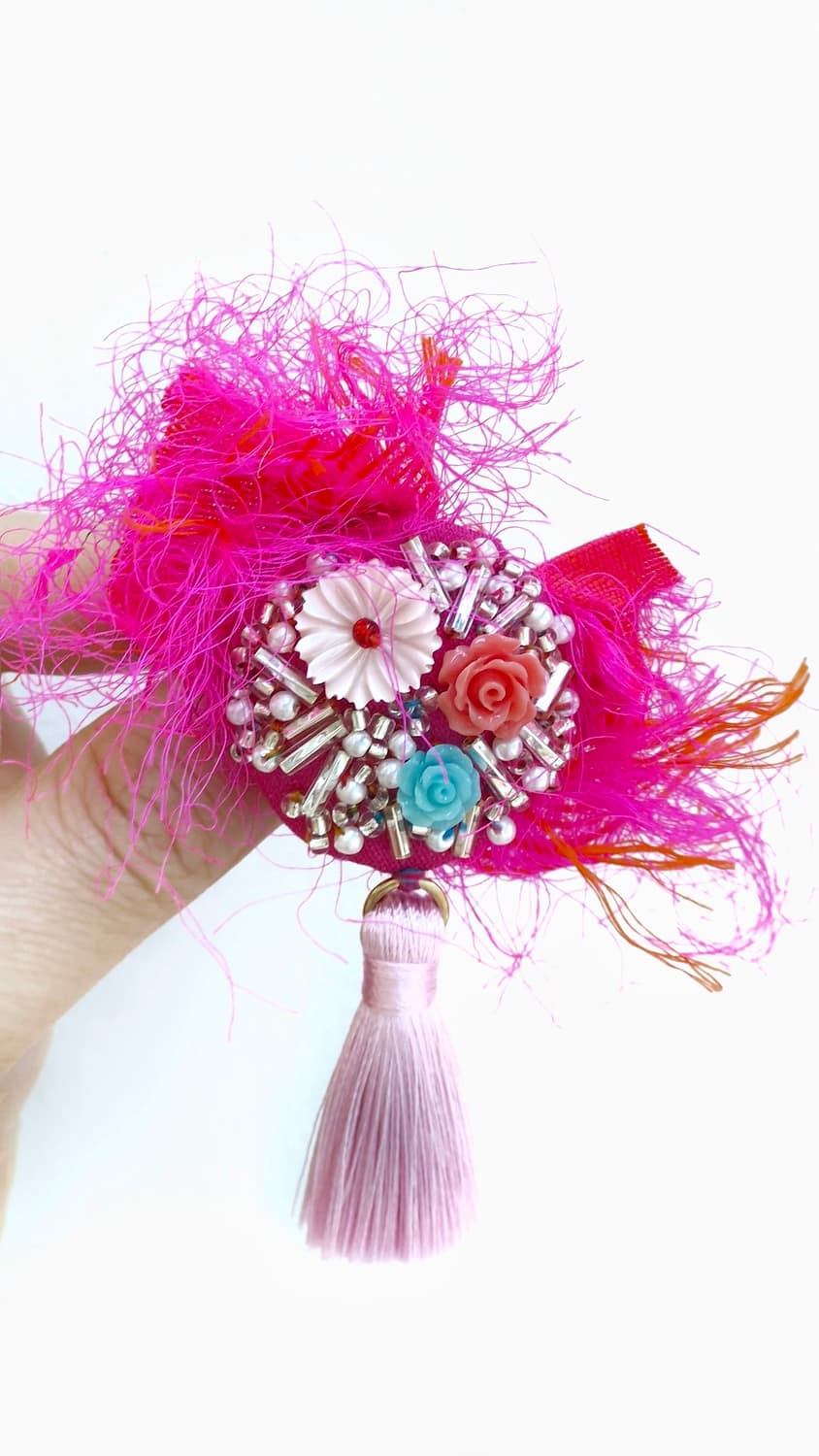 [브로치] mother of pearl MAGENTA brooch 상품이미지3