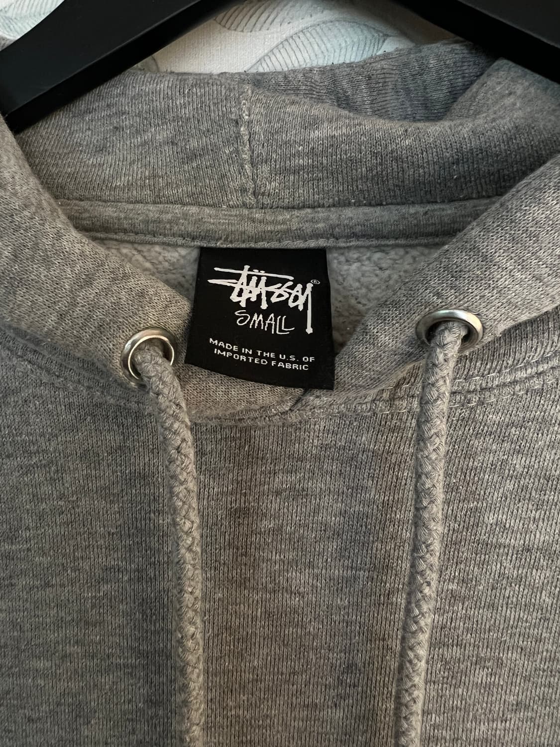 스투시 Tribe Owned 회색 후드티 상품이미지4