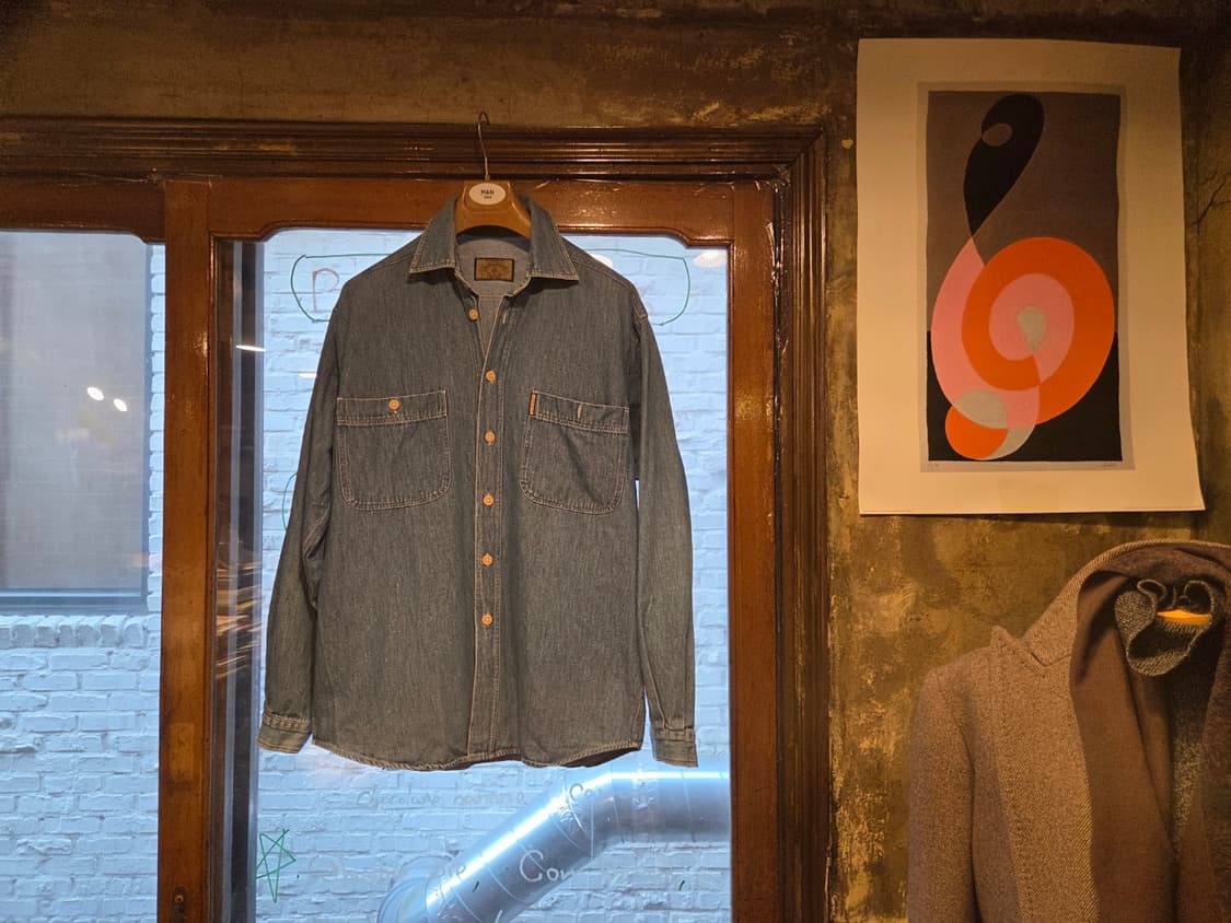 90'S 아르마니진 데님셔츠  상품이미지9