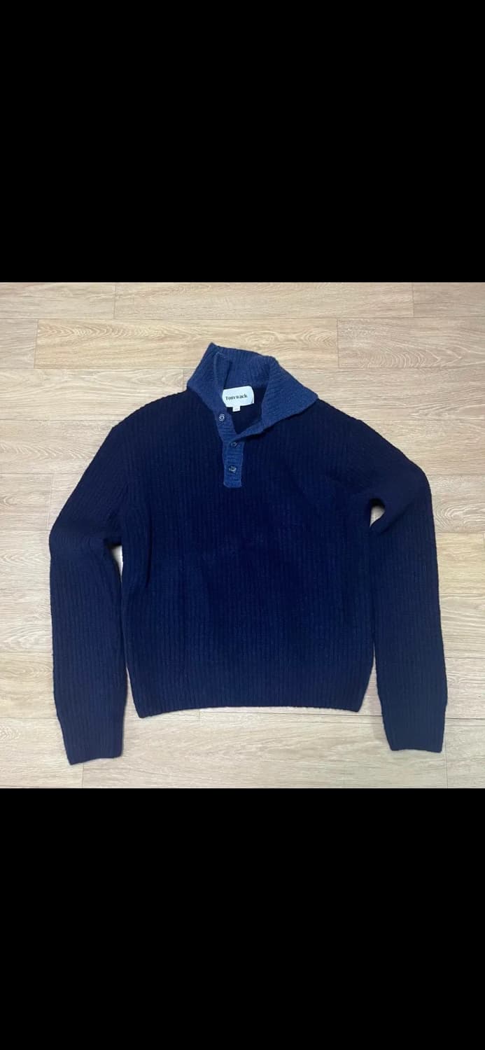 토니웩 알파카 카라 니트 M 상품이미지2