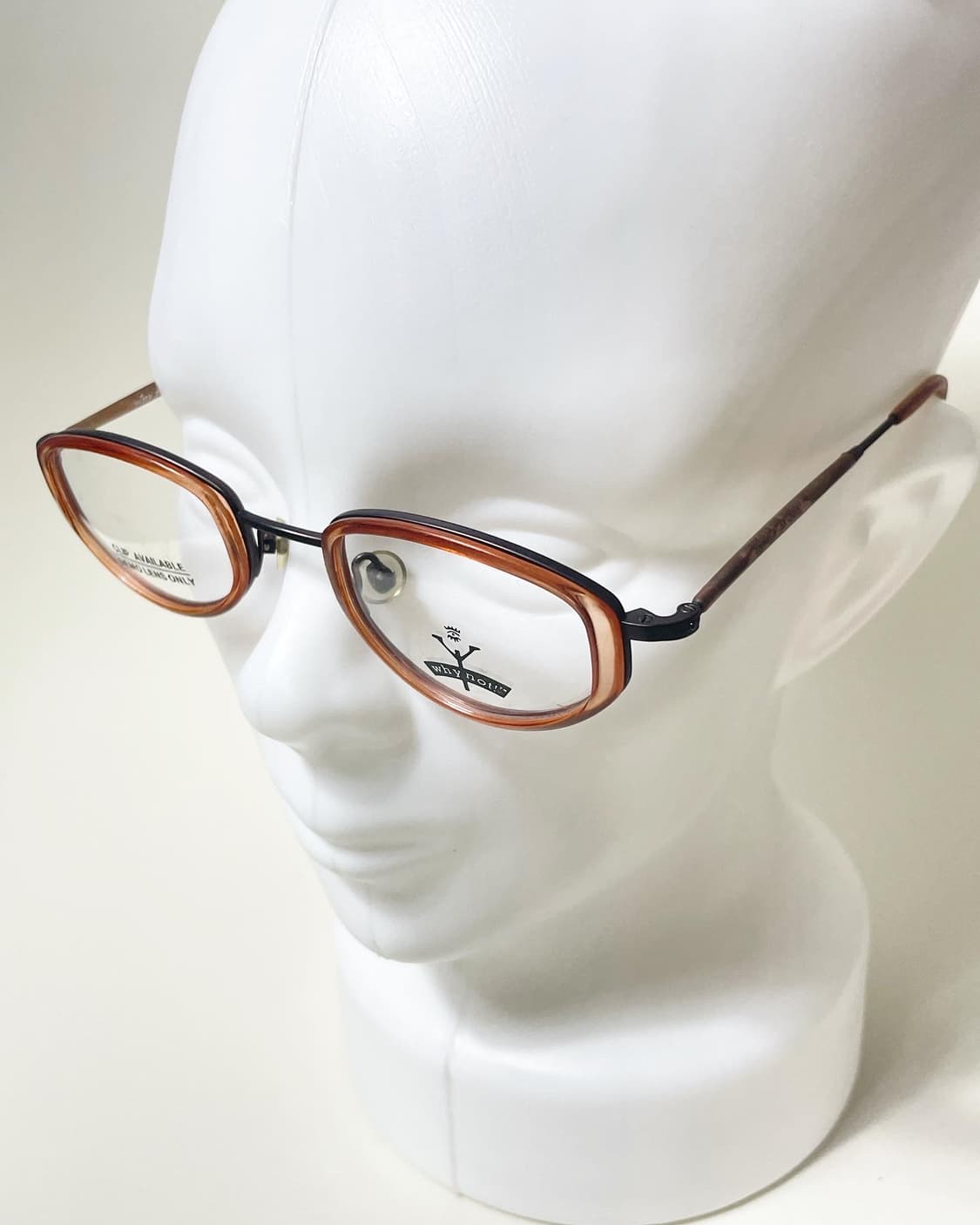 80s 미국제 Why Not 뿔테 빈티지 안경 상품이미지8