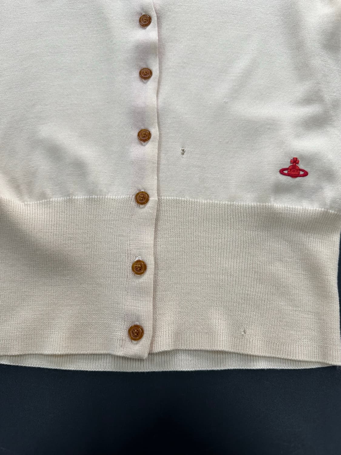 비비안웨스트우드 레드라벨 자수 울 가디건 상품이미지9