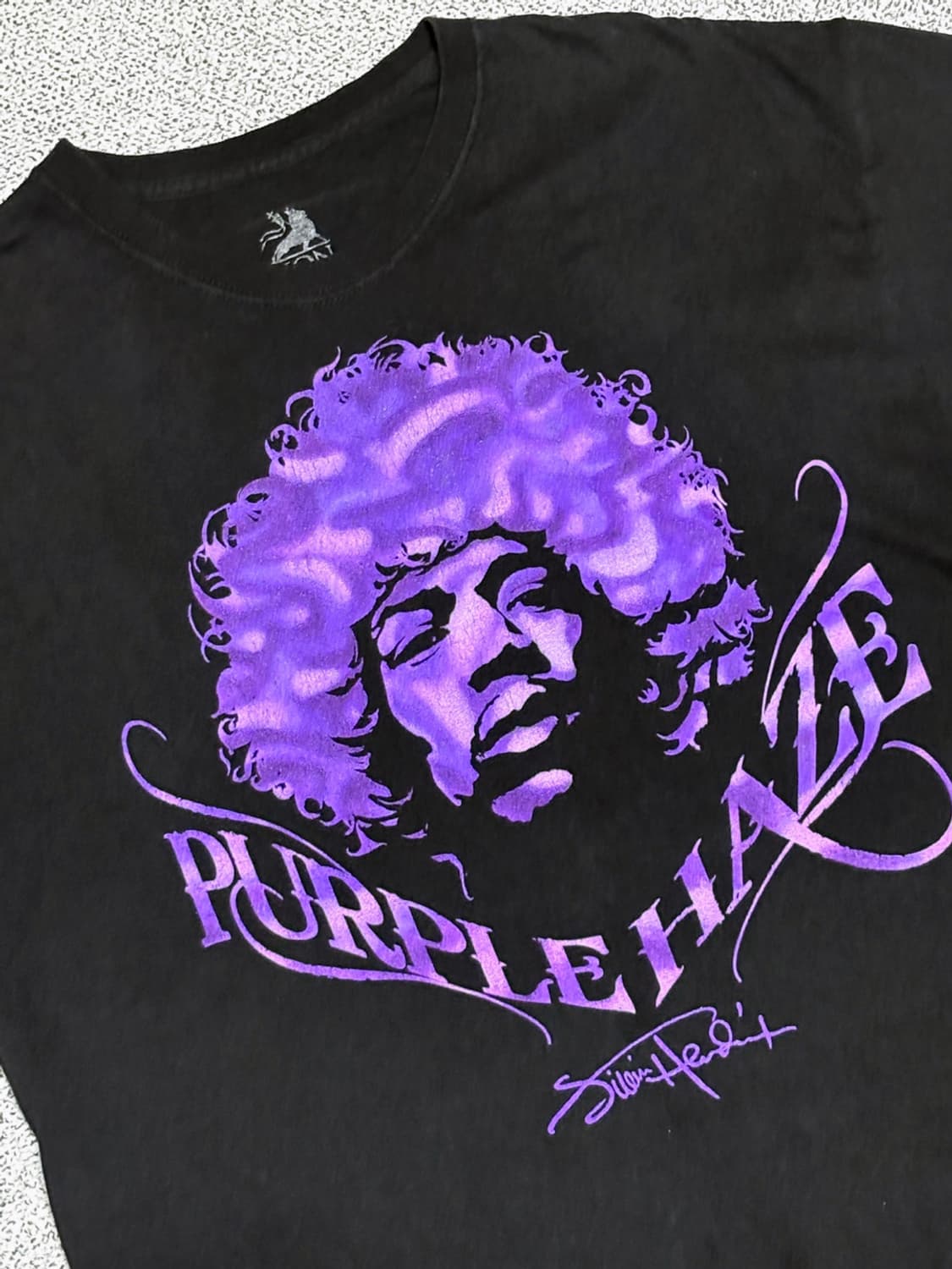 빈티지 지미 헨드릭스 Purple Haze 그래픽 티셔츠 상품이미지2