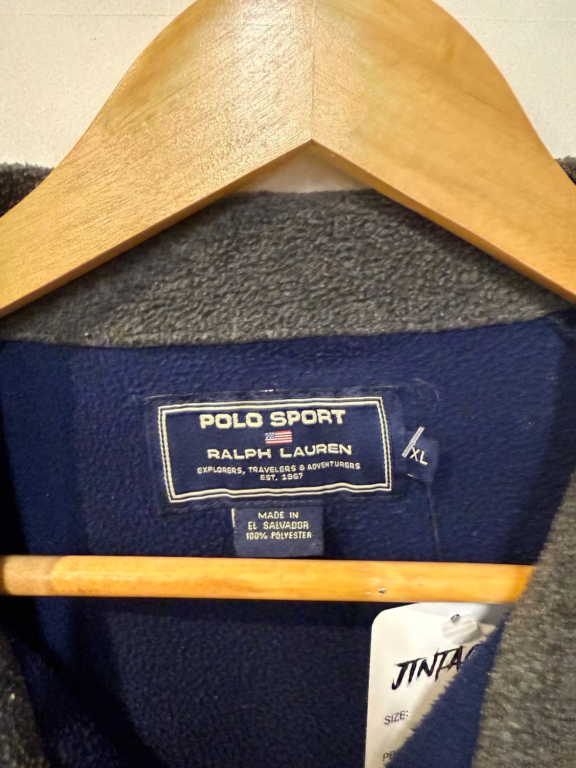 폴로 네이비 플리스 집업 상품이미지3