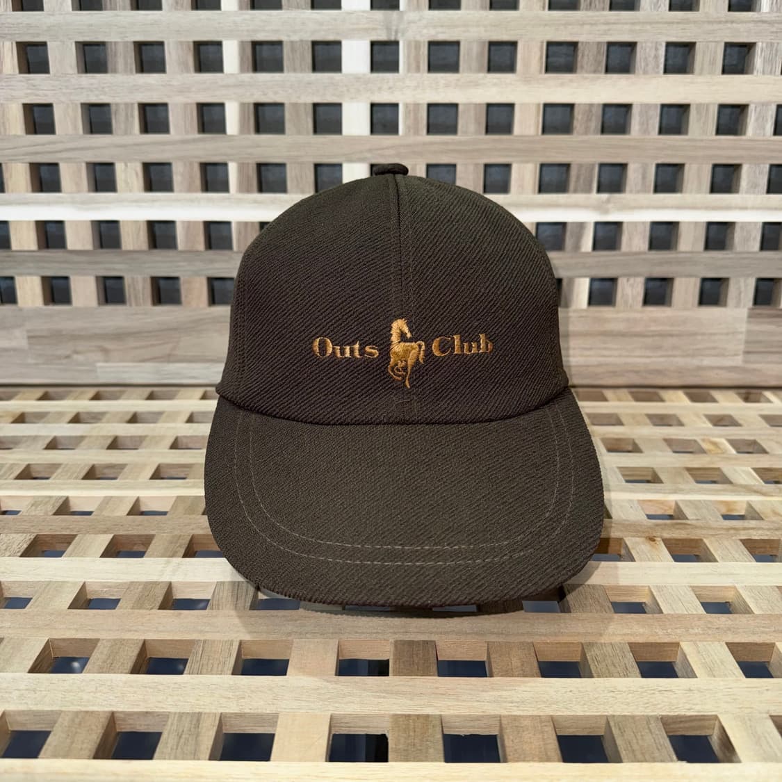 90s 빈티지 아웃츠 클럽 브라운 캡 상품이미지1