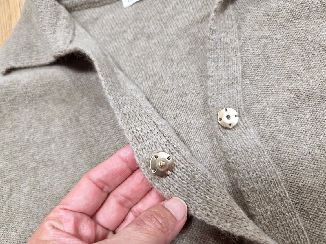 비뮤즈(B.MUSE) 베뉴엣  베이비알파카 울 어도르가디건 프리사이즈 상품이미지5