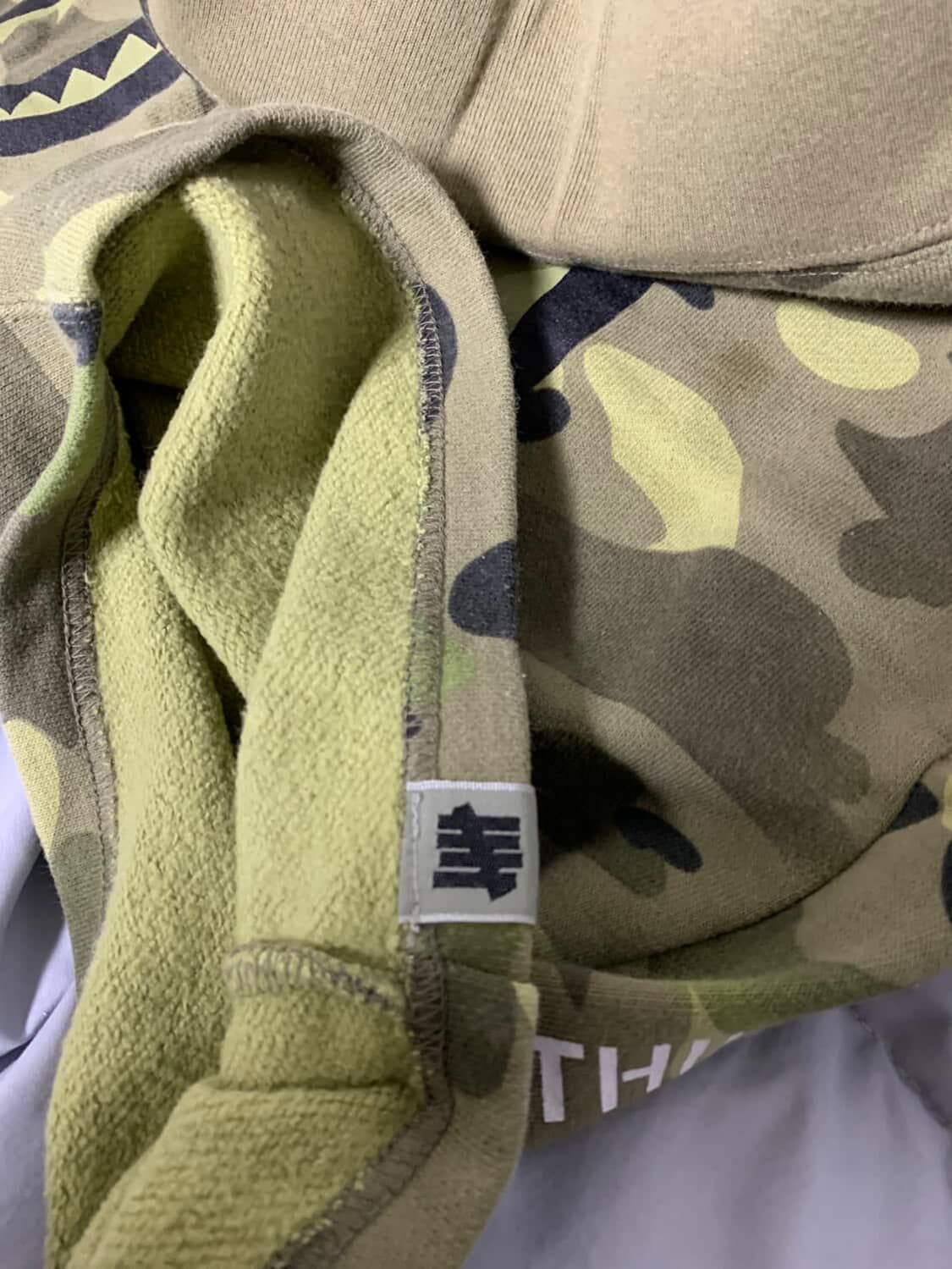 베이프 언디핏 녹계 쇼츠 반바지 상품이미지4