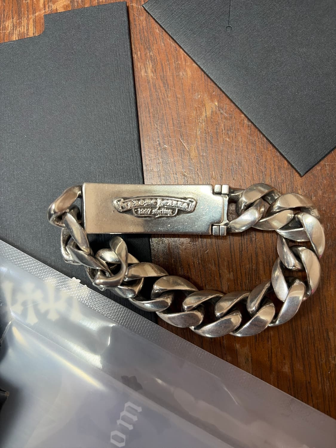 크롬하츠 플로랄 크로스 ID 클래식 팔찌 상품이미지3