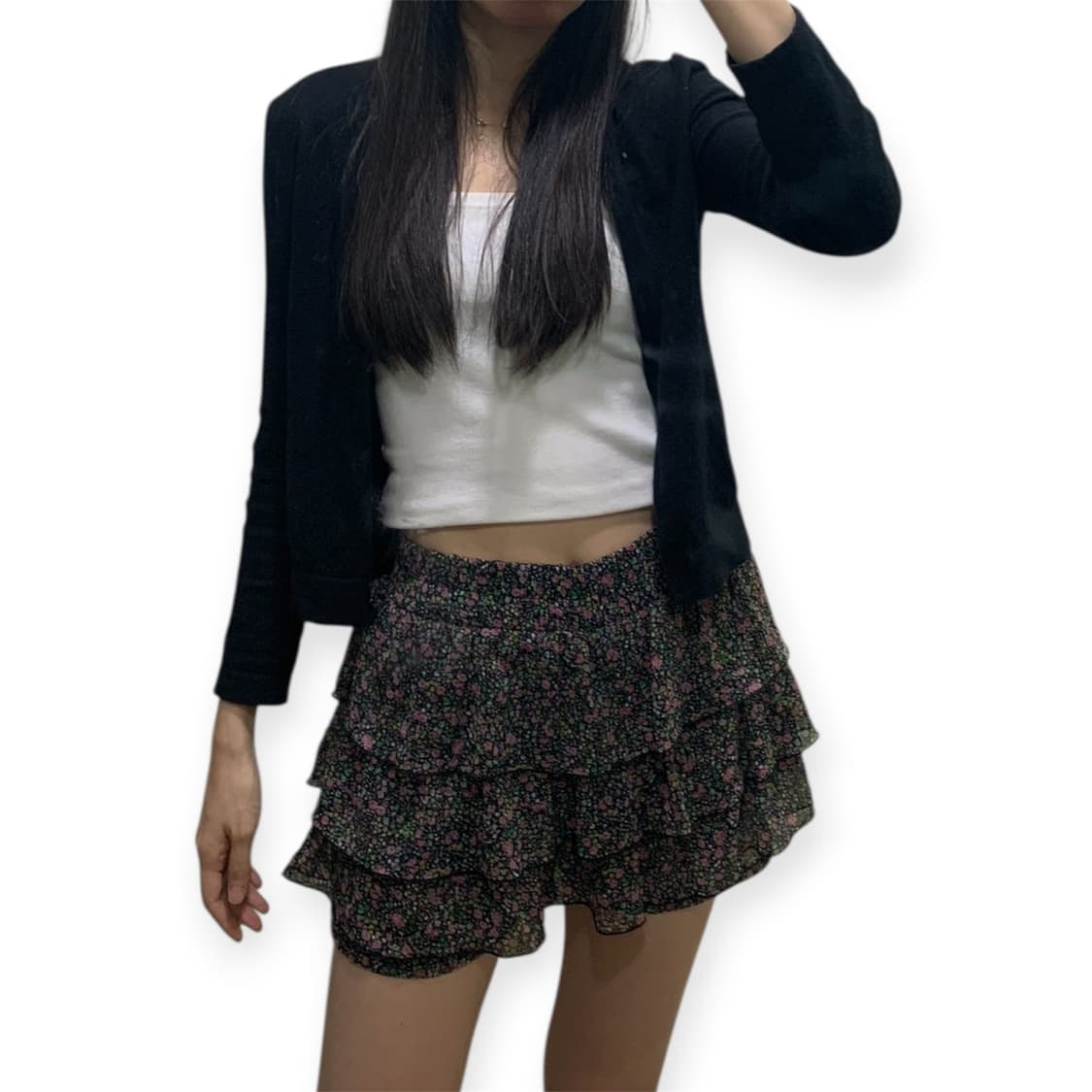 플라워 캉캉팬츠 갸루 상품이미지1