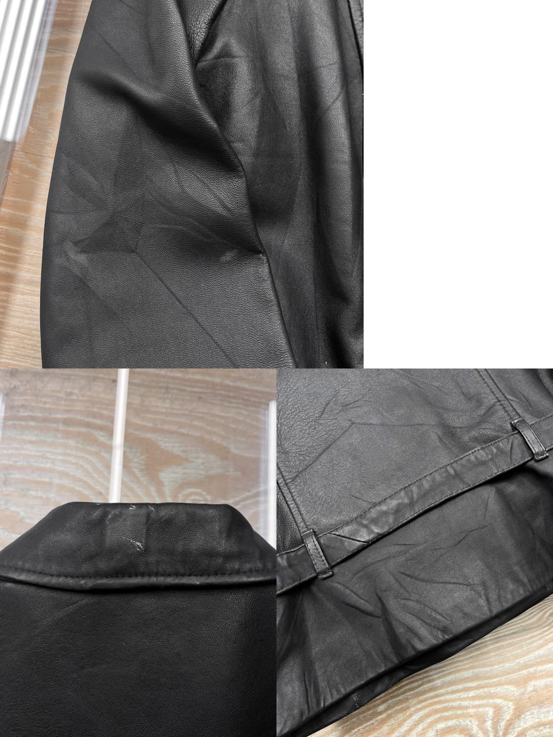 웨어하우스 잉글랜드 벨티드 레더 자켓 상품이미지7