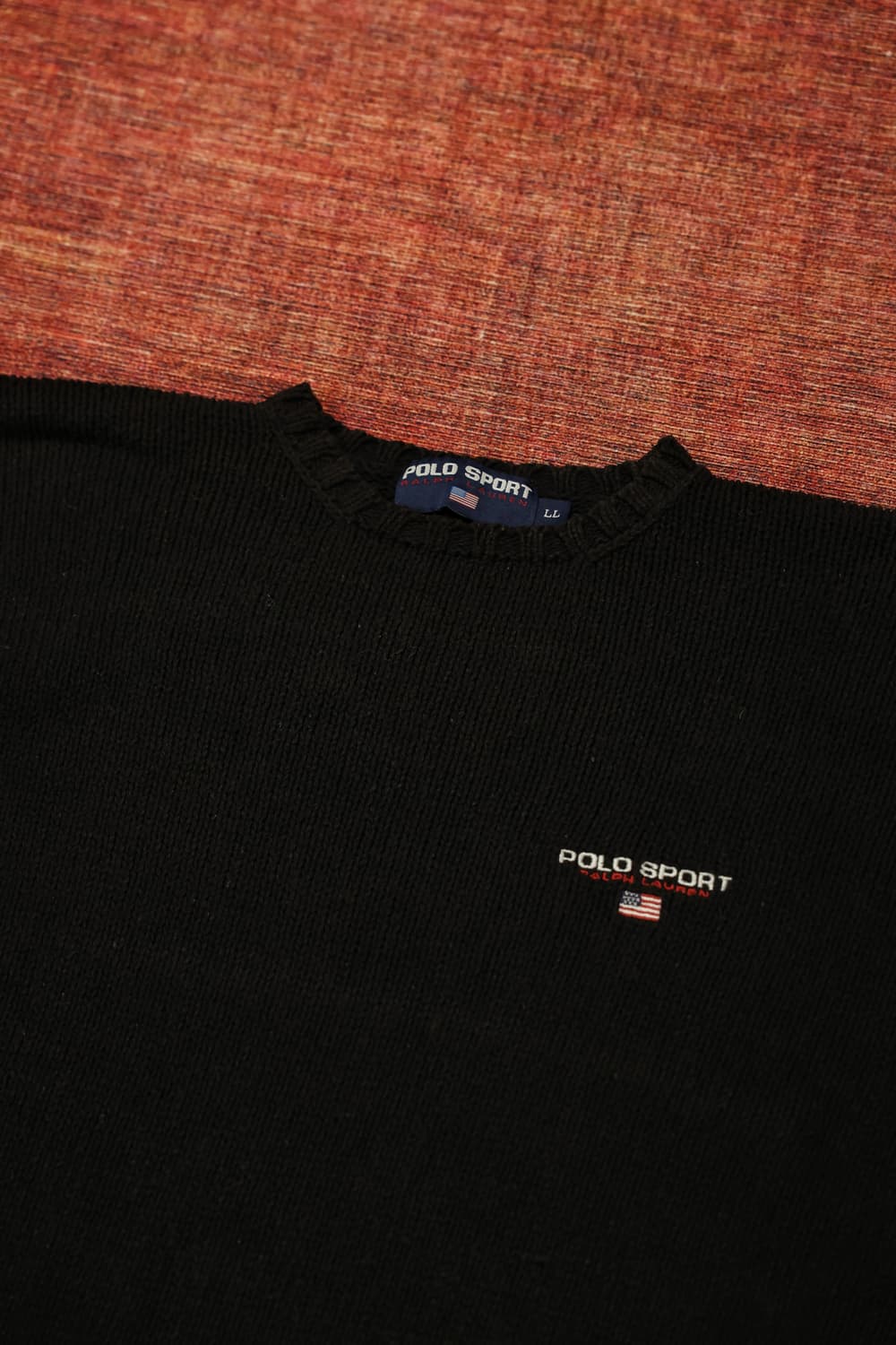 90~00s 빈티지 폴로 스포츠 블랙 니트 판매 상품이미지5