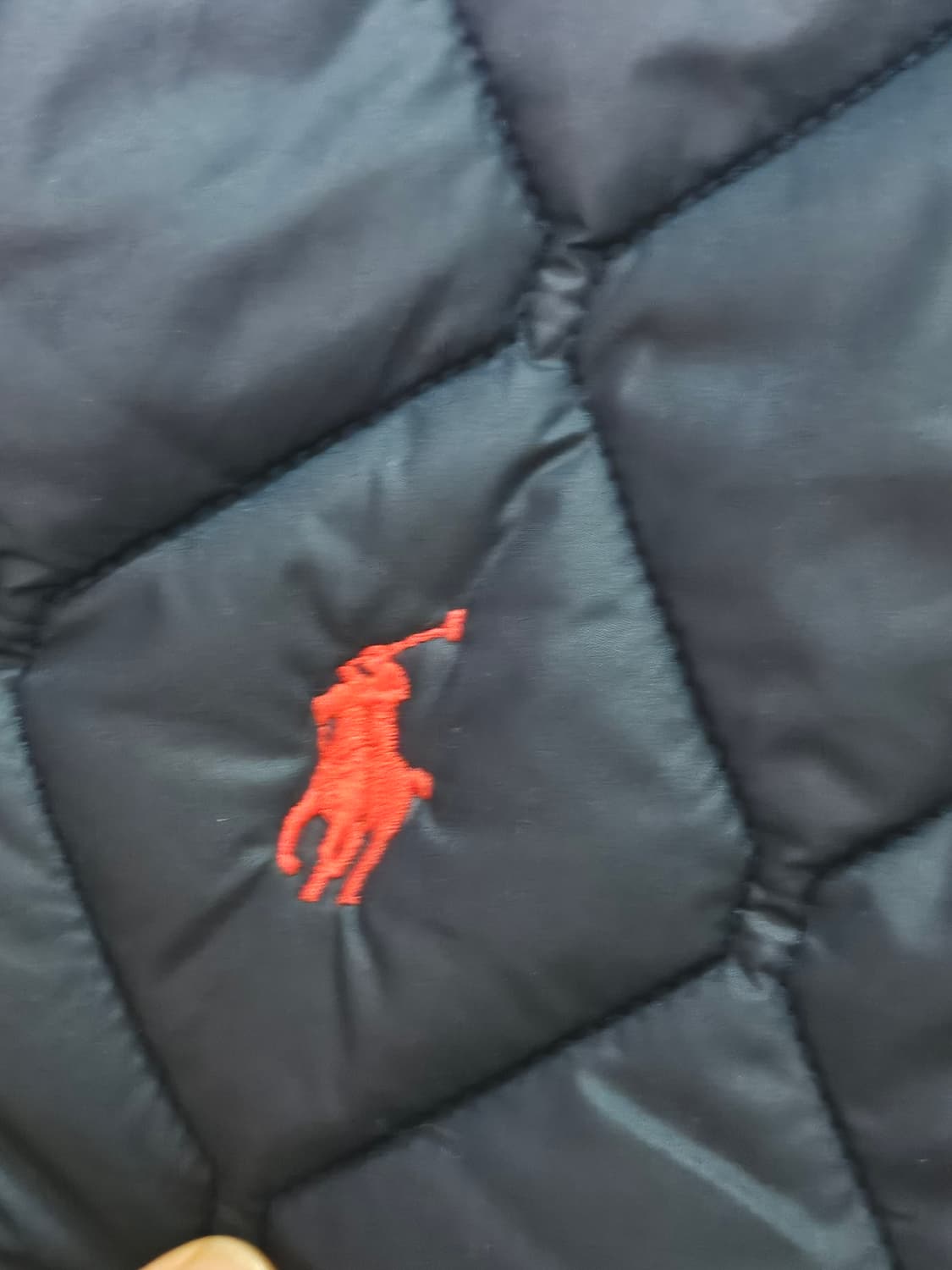 폴로랄프로렌 네이비 퀼팅 자켓 S 상품이미지2