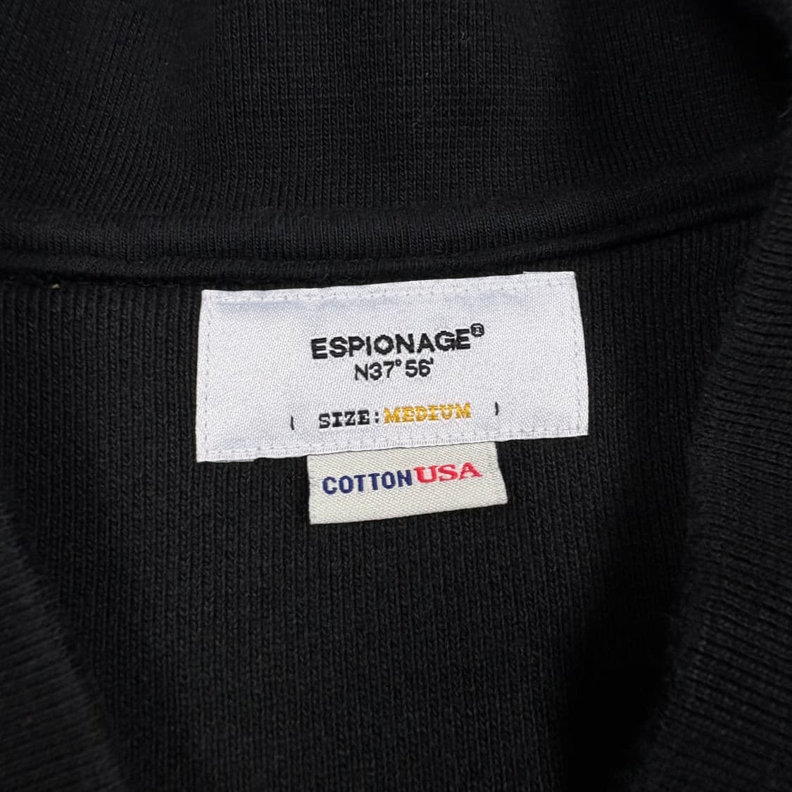 에스피오나지 블랙 코튼 블루종 상품이미지3