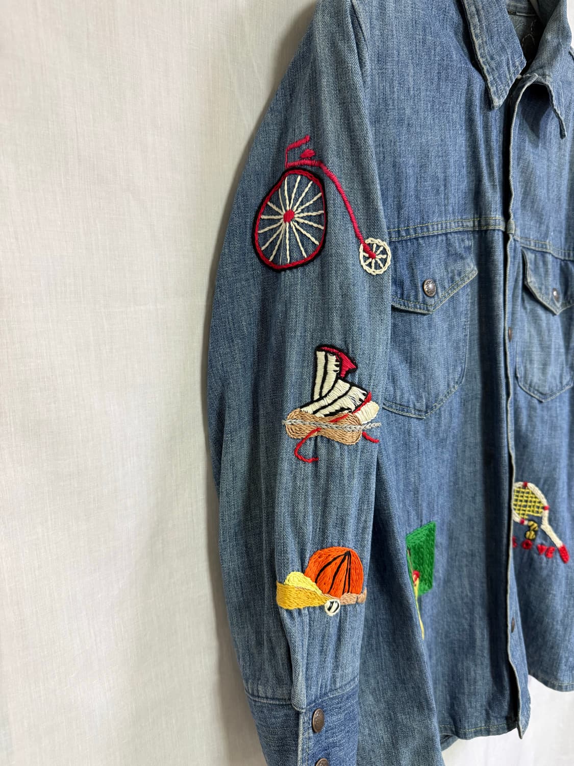 빅얀크 빈티지 데님 셔츠 (big yank) 상품이미지2