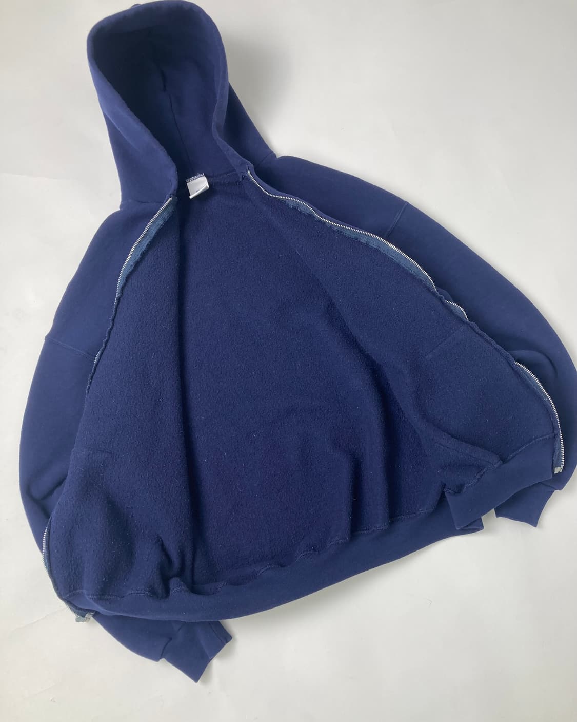90s Russell Zip Up Hoodie (navy) 상품이미지7