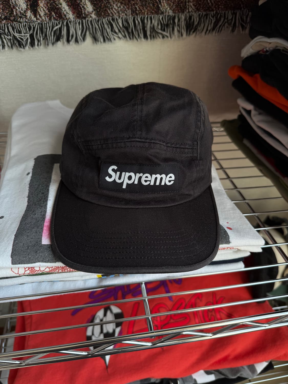 슈프림 워시드 치노 캠프캡 상품이미지2