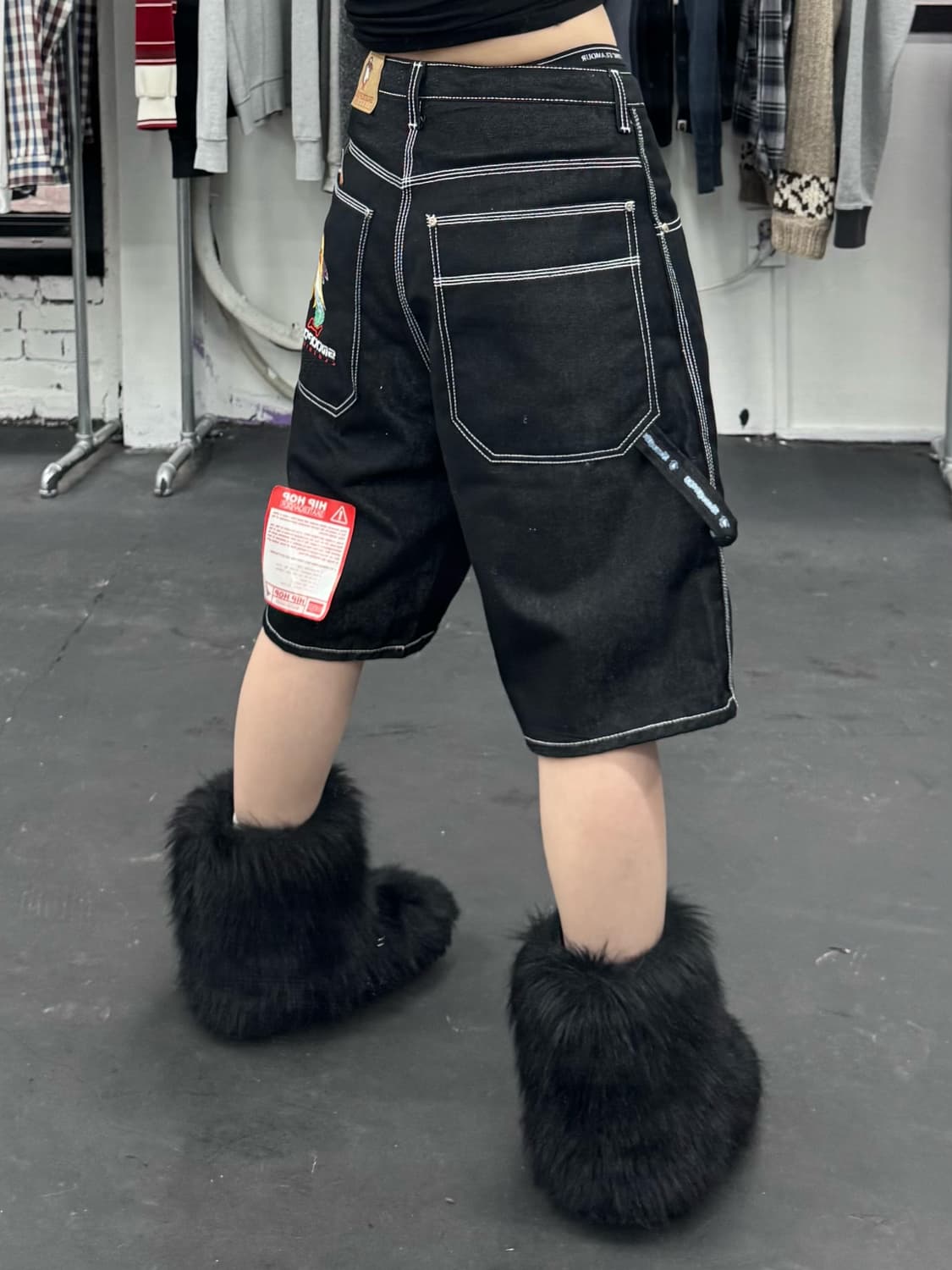 스눕독 올드스쿨 스티치 데님 카펜터팬츠 상품이미지4