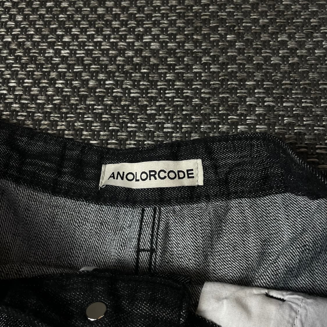 (32) 어널러코드 블랙 버뮤다 데님 하프 팬츠L 상품이미지4