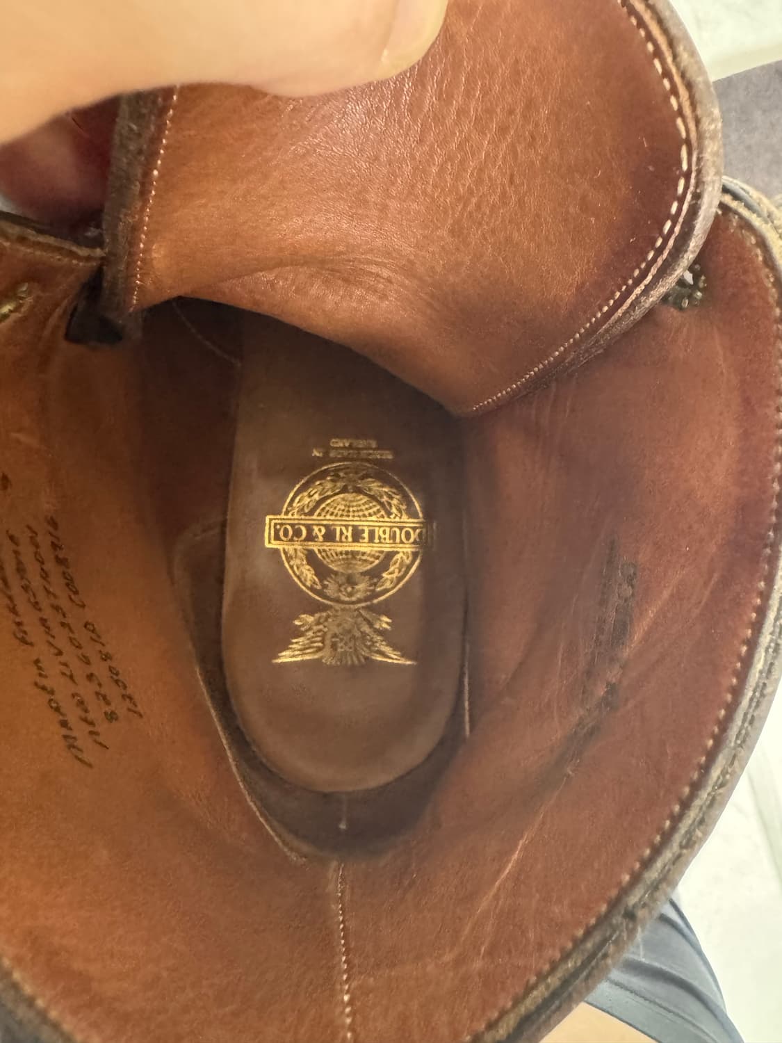 270 더블알엘 리빙스턴 레더 부츠 리빙스톤 상품이미지6