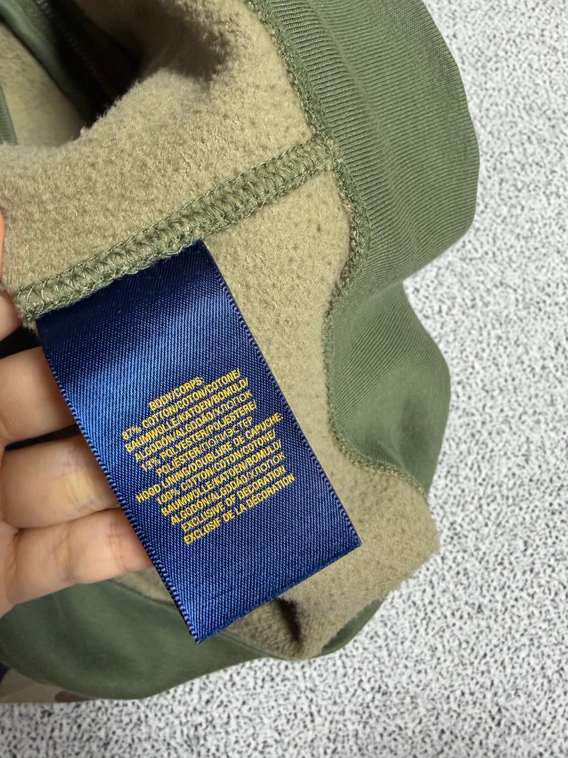 폴로 랄프로렌 카모 후드집업 상품이미지4