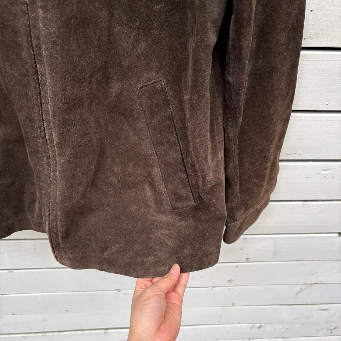 Banana Republic 바나나리퍼블릭 레더 가죽 스웨이드 자켓 상품이미지8