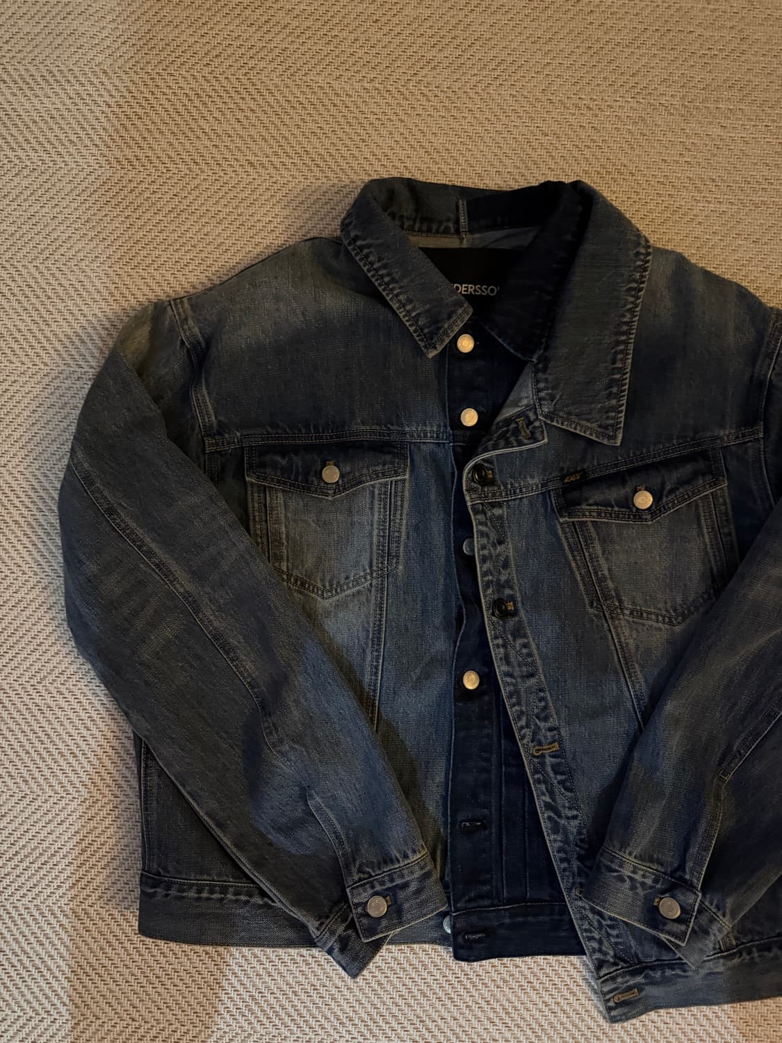 26SS 앤더슨벨 레이어드 데님 자켓 XL 상품이미지4