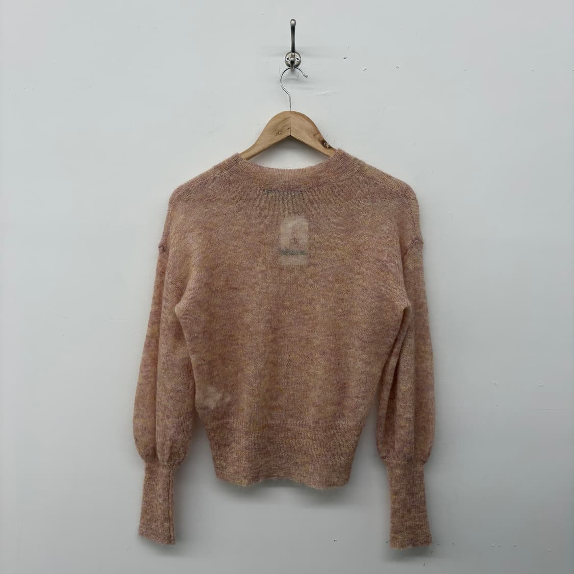 질스튜어트 핑크 퍼프 니트 스웨터 여L 상품이미지1