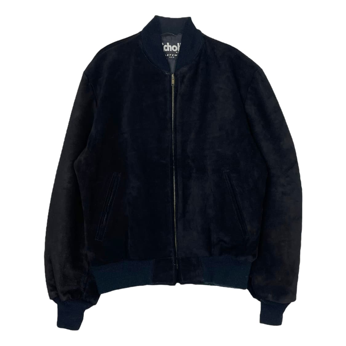 쇼트 schott 스웨이드 블루종 자켓 상품이미지1