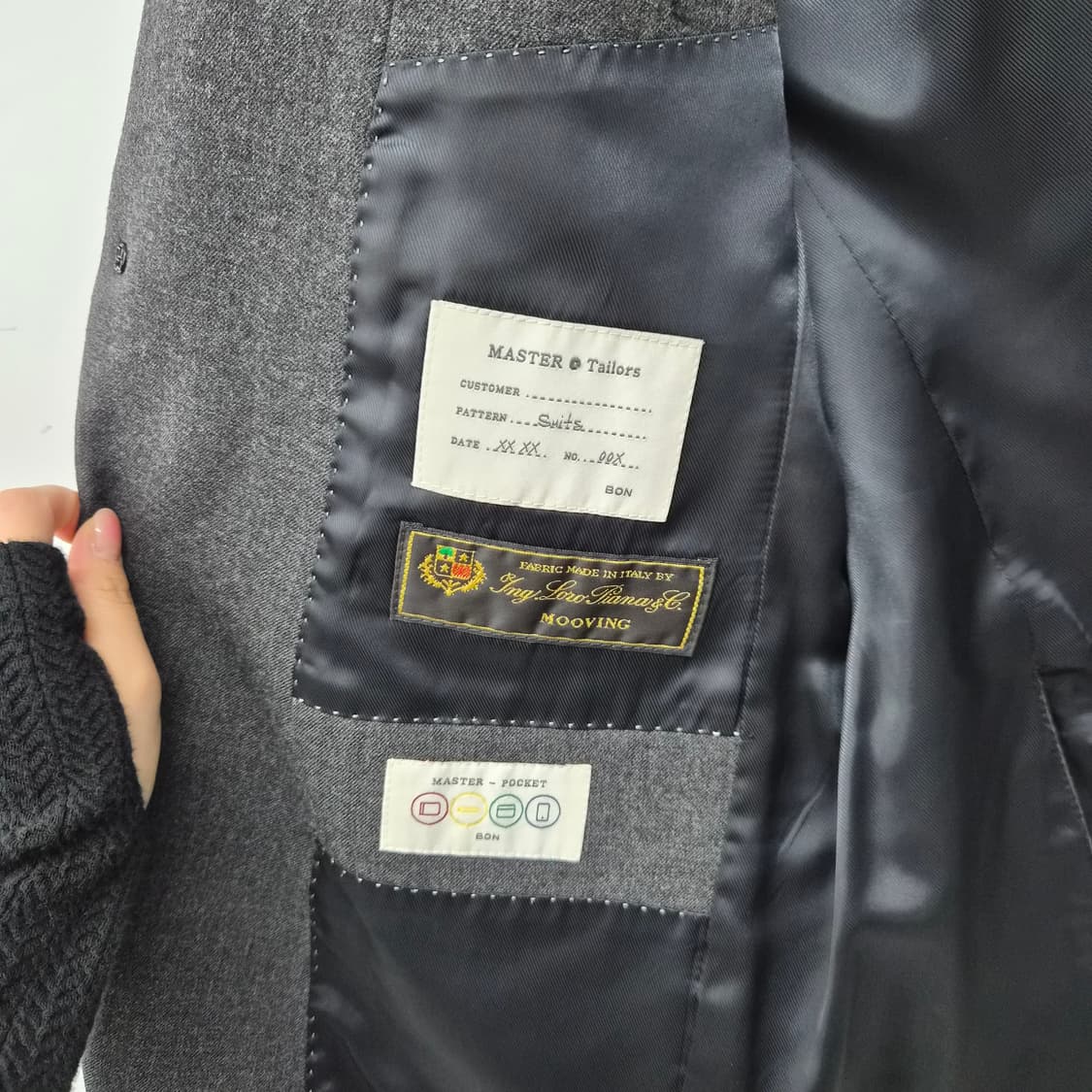 로로피아나 다크 그레이 블레이저 남성 M 상품이미지5