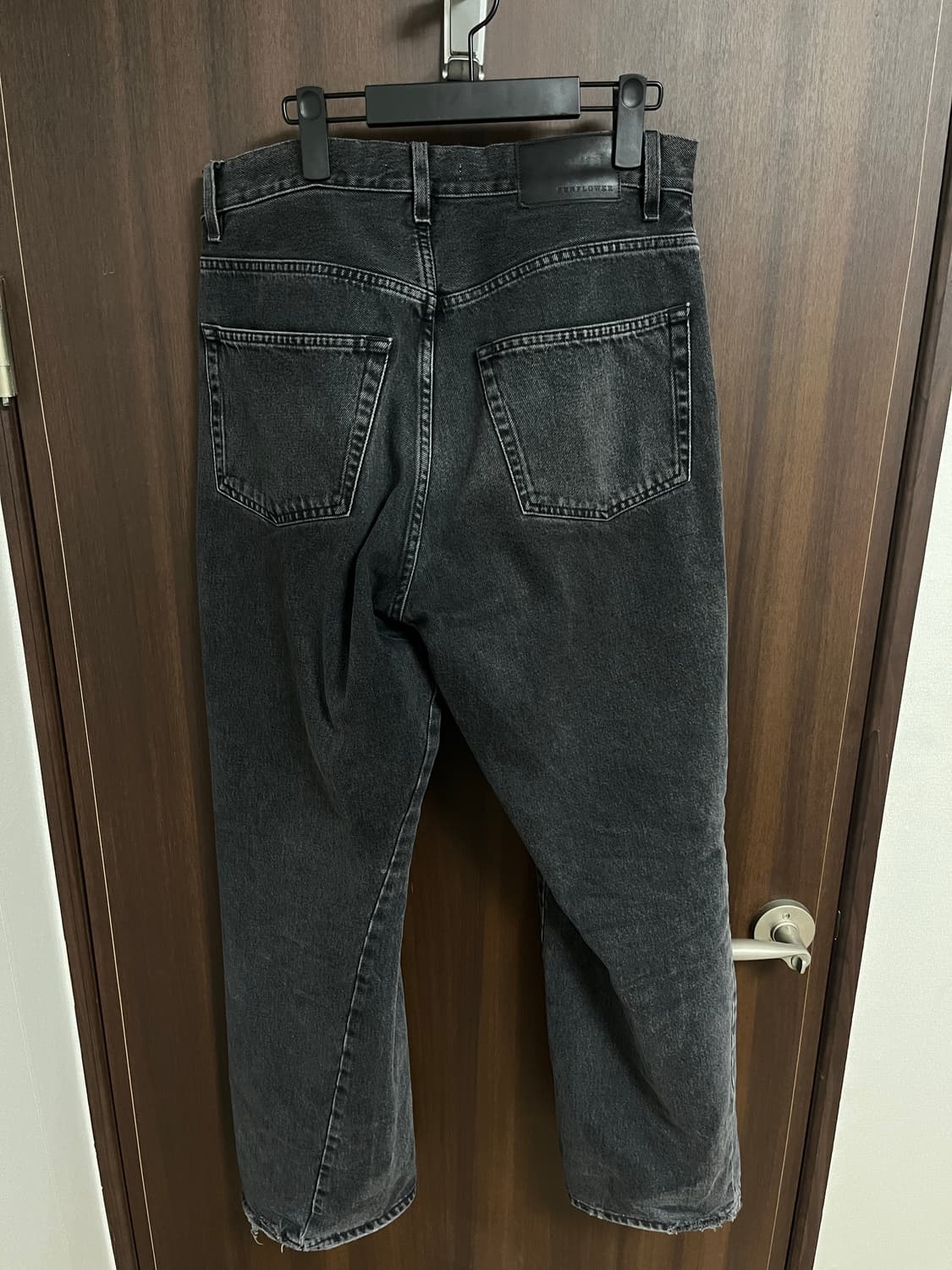 선플라워 와이드 트위스트 워시드블랙 32사이즈 상품이미지2