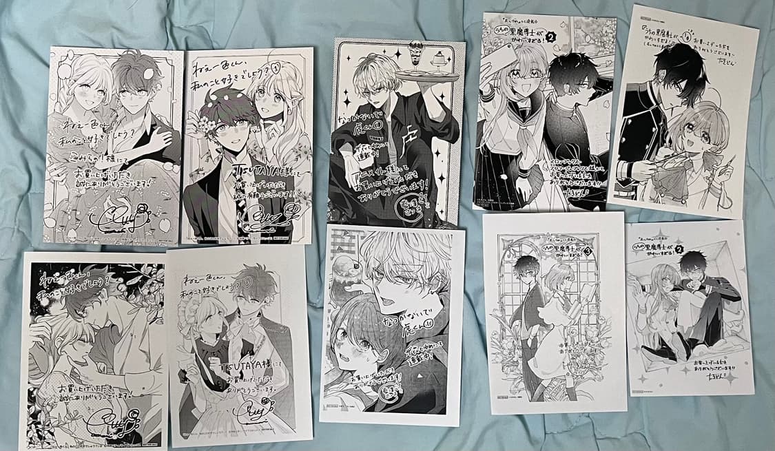 애니엽서10장+캐릭캐릭체인지 미니 포카 세트 상품이미지3