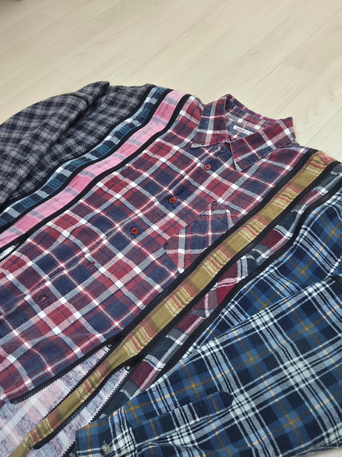 리빌드 바이 니들스 7컷 지퍼 와이드 셔츠 상품이미지2