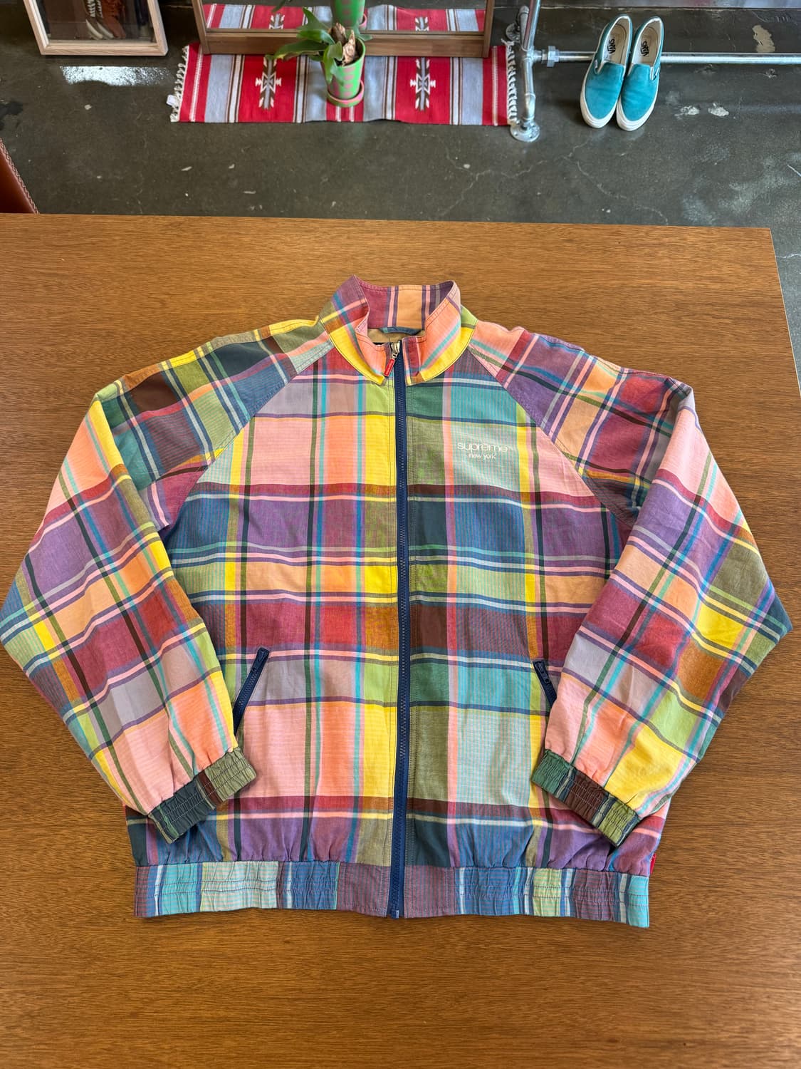 [L] 슈프림 마드라스 트랙자켓  상품이미지1