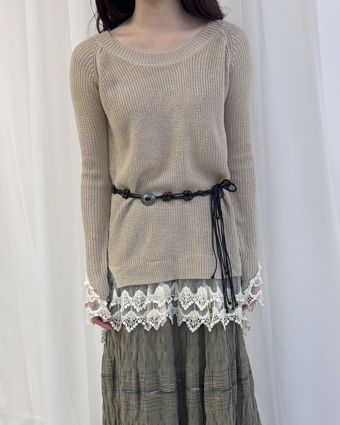 ciel lace hem fairy pullover 상품이미지6