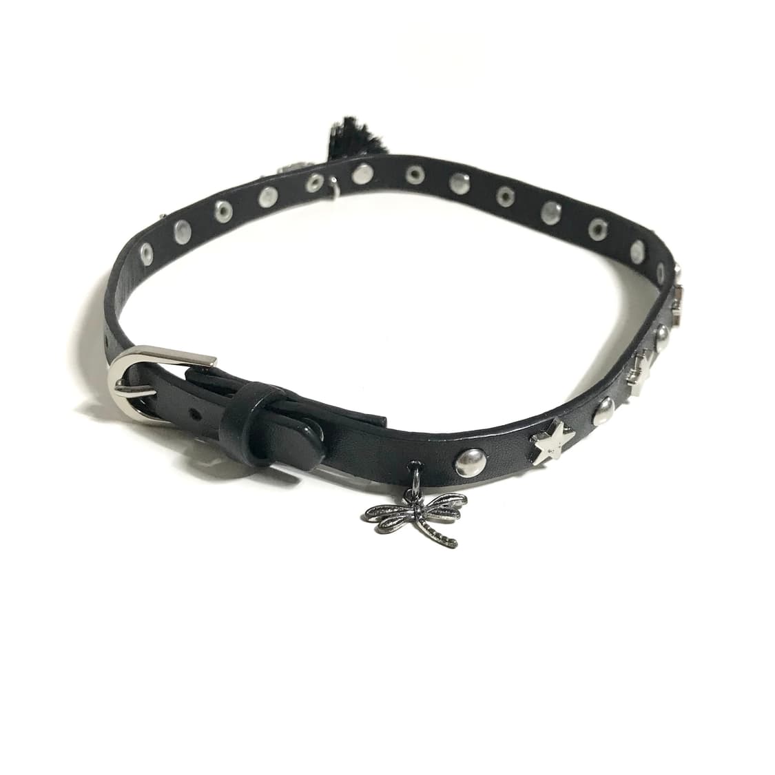 일본 빈티지 별 초커 벨트 목걸이 펑크 나나깔 y2k 키치 락시크 갸루 상품이미지1