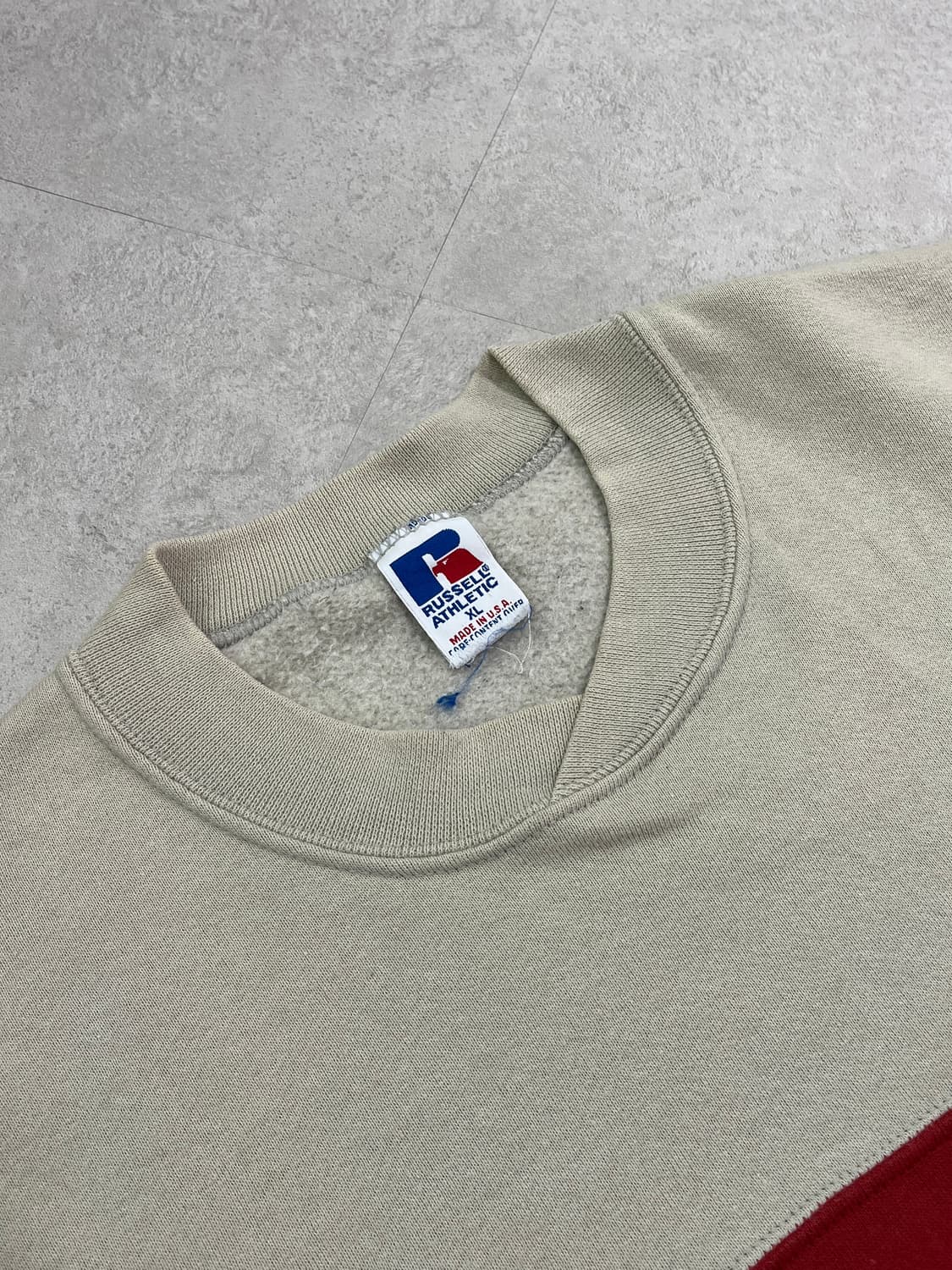 90s USA 러셀 애슬레틱 긴팔 슬리브 XL 상품이미지4