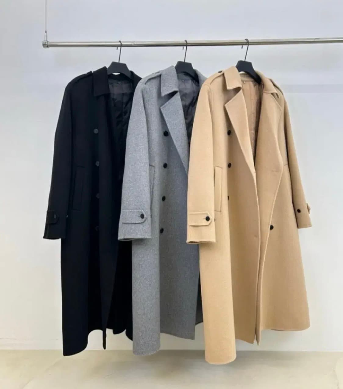 엘프 트랜치핸드메이드코트(블랙) 상품이미지7