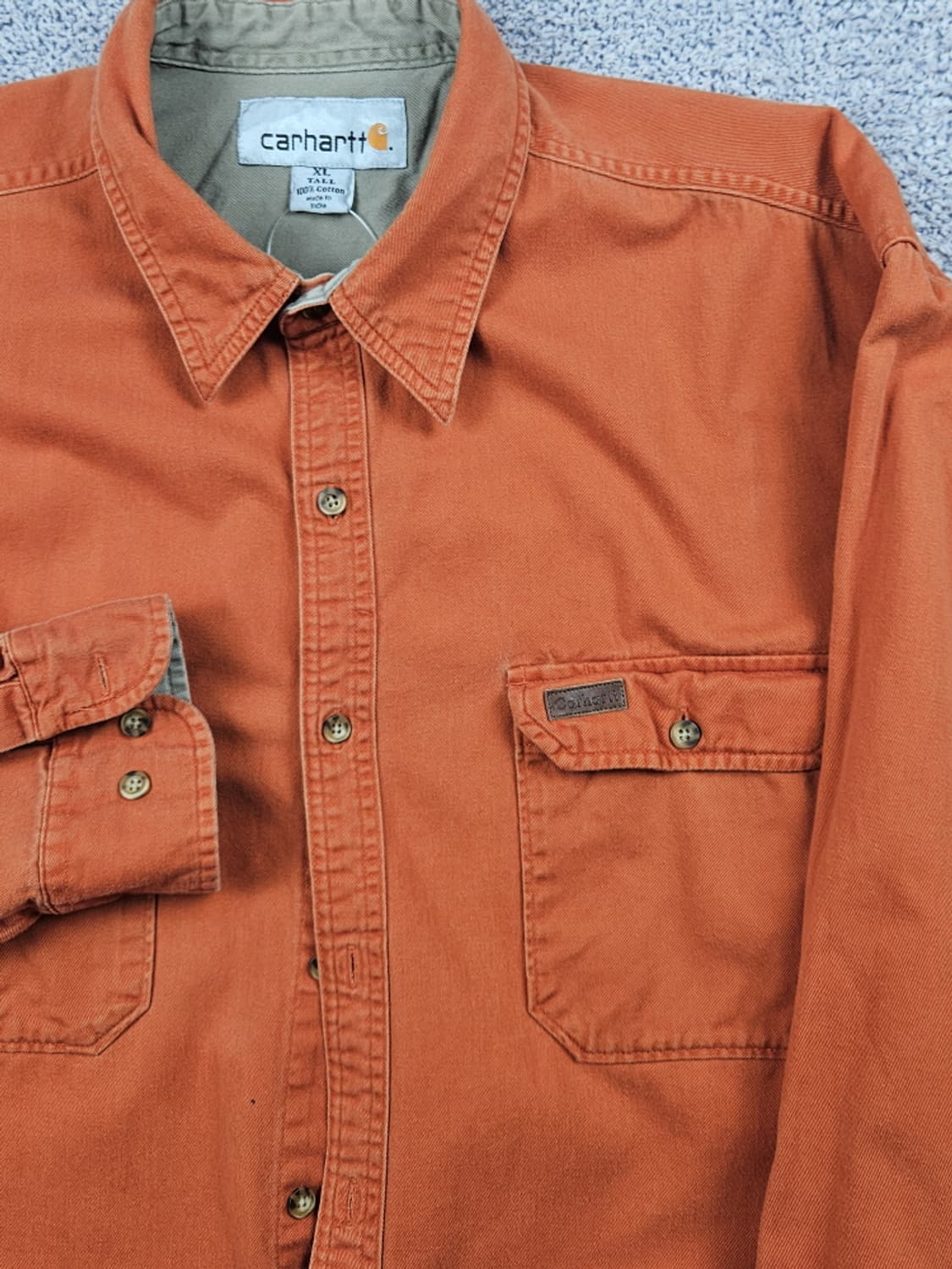 칼하트 오리지널 헤비 코튼 워크 셔츠 ( XL ) / 10328 상품이미지8