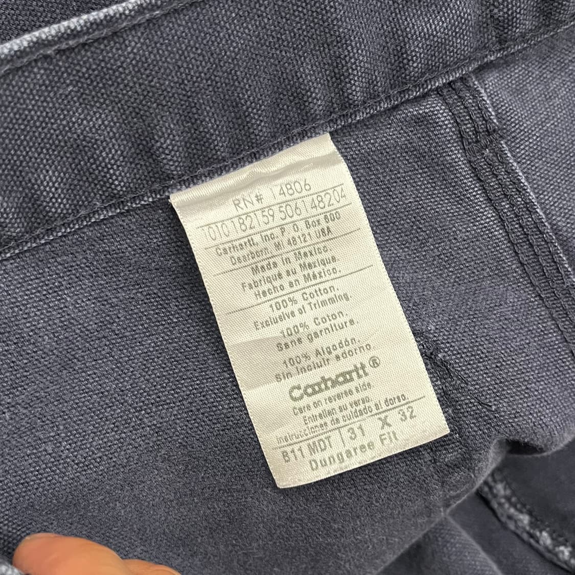 Carhartt B11 카펜터 팬츠 (31“) 상품이미지6