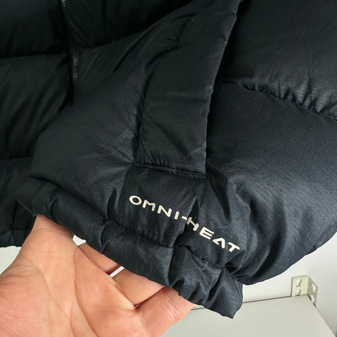 2XL 컬럼비아 블랙 옴니히트 구스다운 패딩조끼 상품이미지3