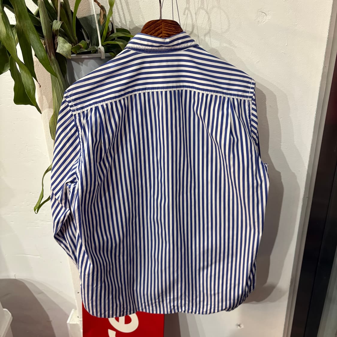 꼼데가르송 옴므 블루 스트라이프 & 화이트 스티치 셔츠 상품이미지6