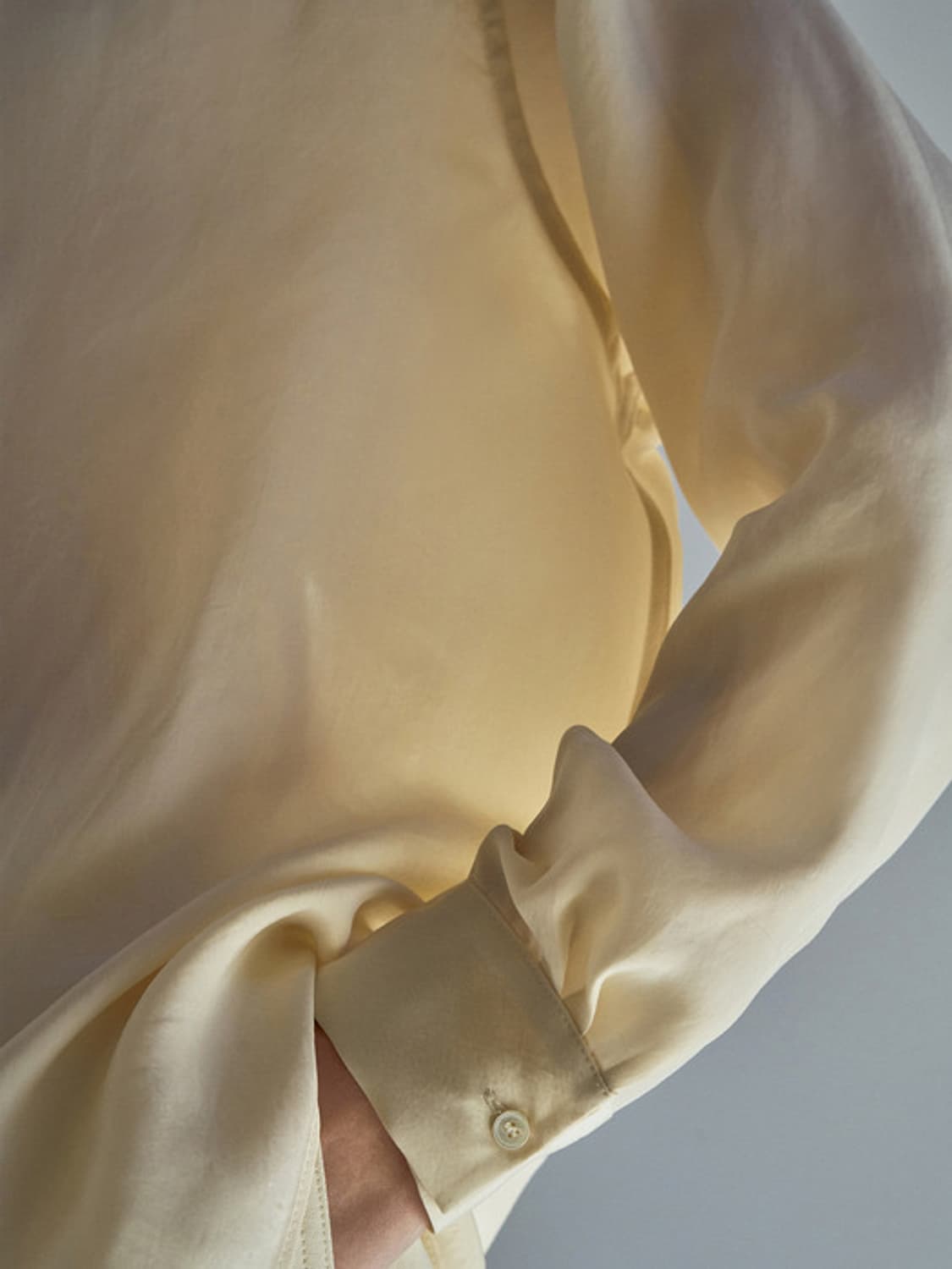 낫띵리튼 Bemberg shirt (Butter) 상품이미지2