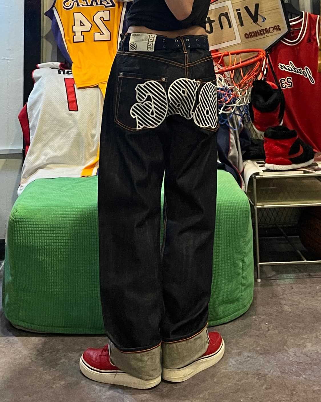 Stage BBG denim pants 상품이미지1