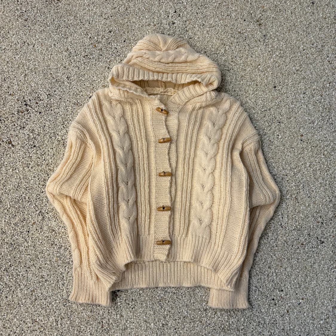 보세 꽈배기 후드 가디건 ⭐️828 상품이미지1