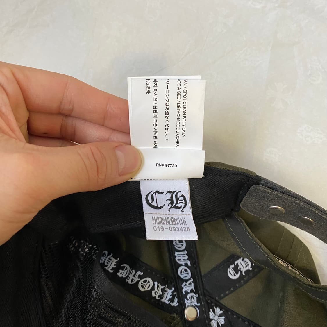 [Free] 크롬하츠 앰브로이드 대거 캡 카키 상품이미지9