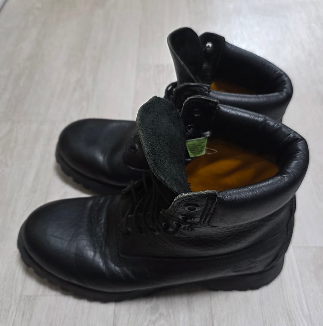 [255~260]팀버랜드 6인치 블랙 가죽부츠 상품이미지2