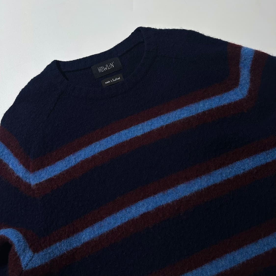 하울린 쉐기독 스트라이프 니트 상품이미지4