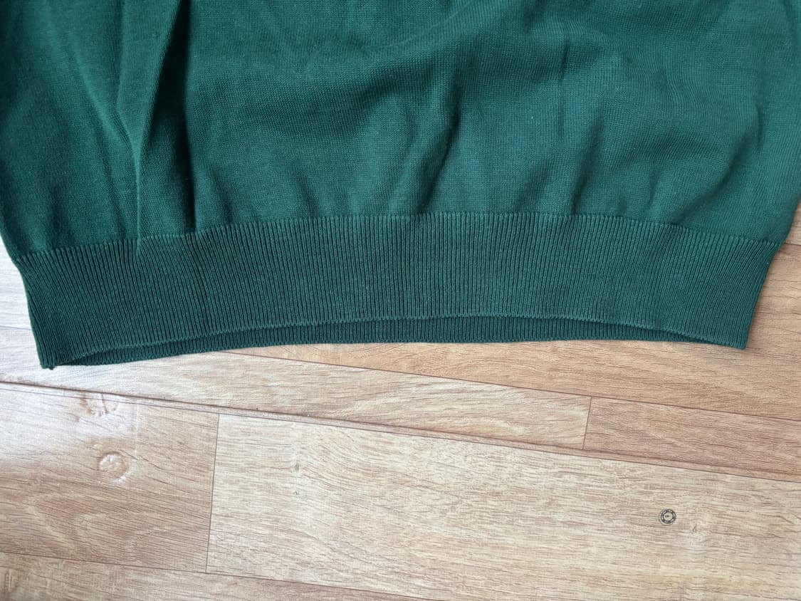 부기홀리데이 반팔 니트 (Deep Green) 상품이미지4