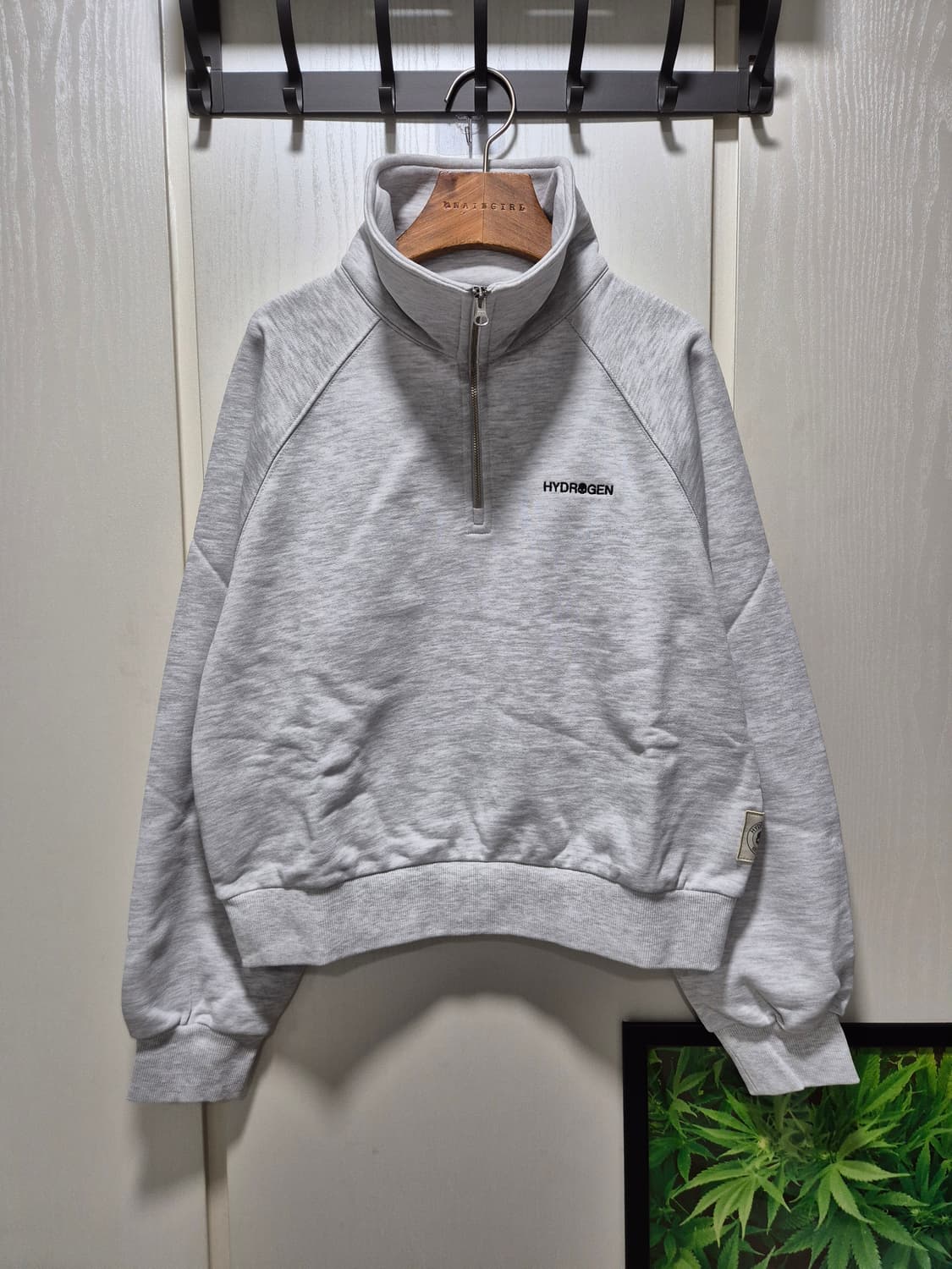 (세일)(새상품)하이드로겐 집업 맨투맨 그레이 상품이미지9
